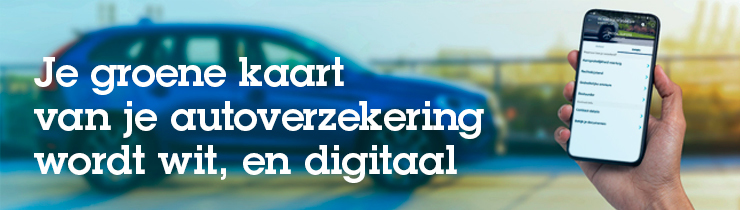 Groene kaart voortaan wit en digitaal